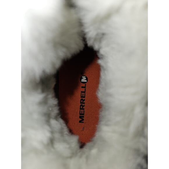 New! Merrell Atmost Mid WTPF Womens Brown Sugar/Ice Boots Sz 7.5 M - Picture 9 of 12